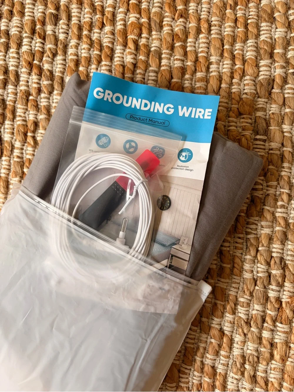 Grounding sheets Queen size. 95% Organic Cotton + 5 % pure silver fiber